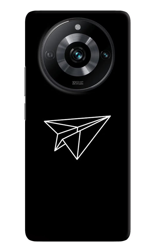 Paper Plane White Realme Narzo 60 Pro Hard Case Back Cover by Casekaro