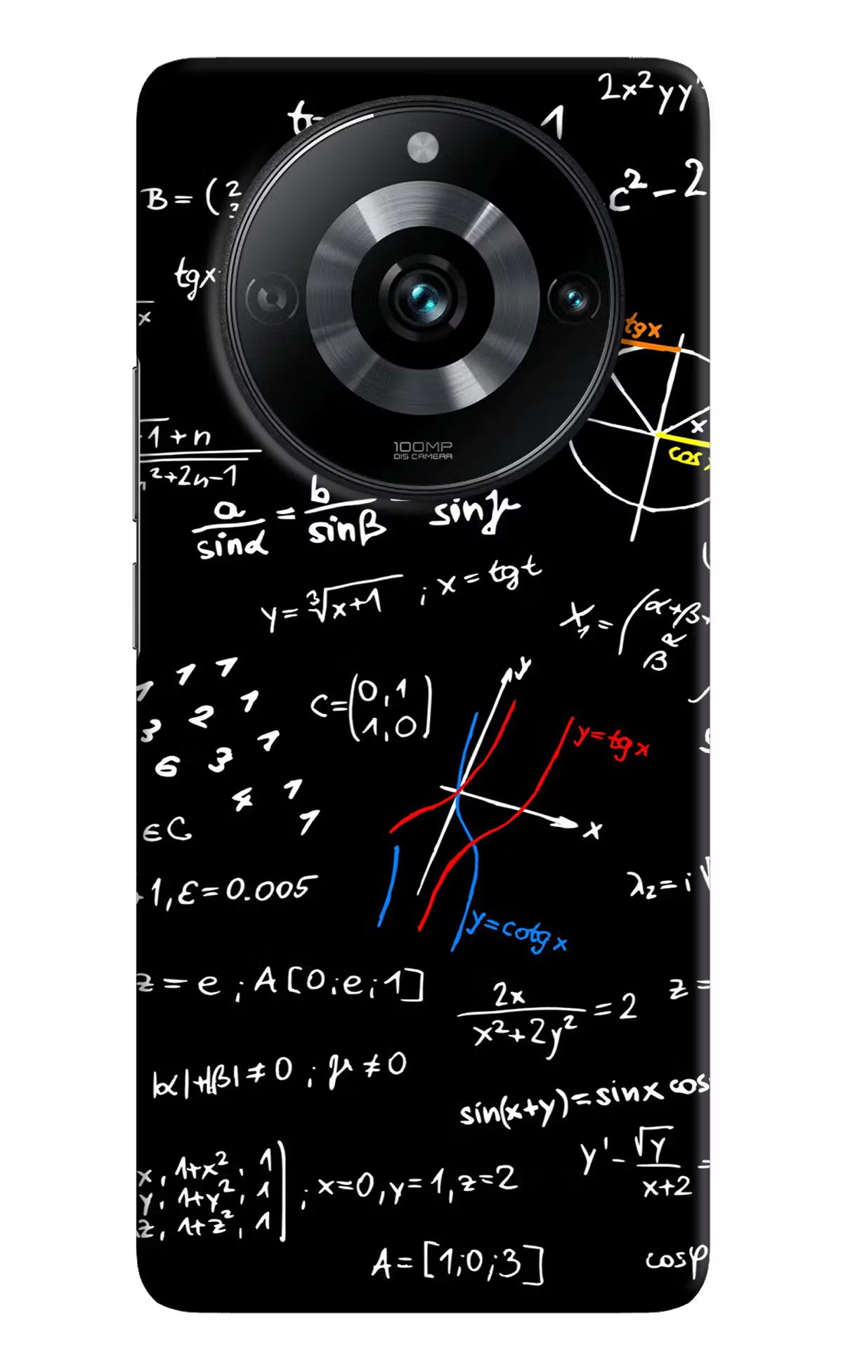 Mathematics Formula Realme Narzo 60 Pro Hard Case Back Cover by Casekaro