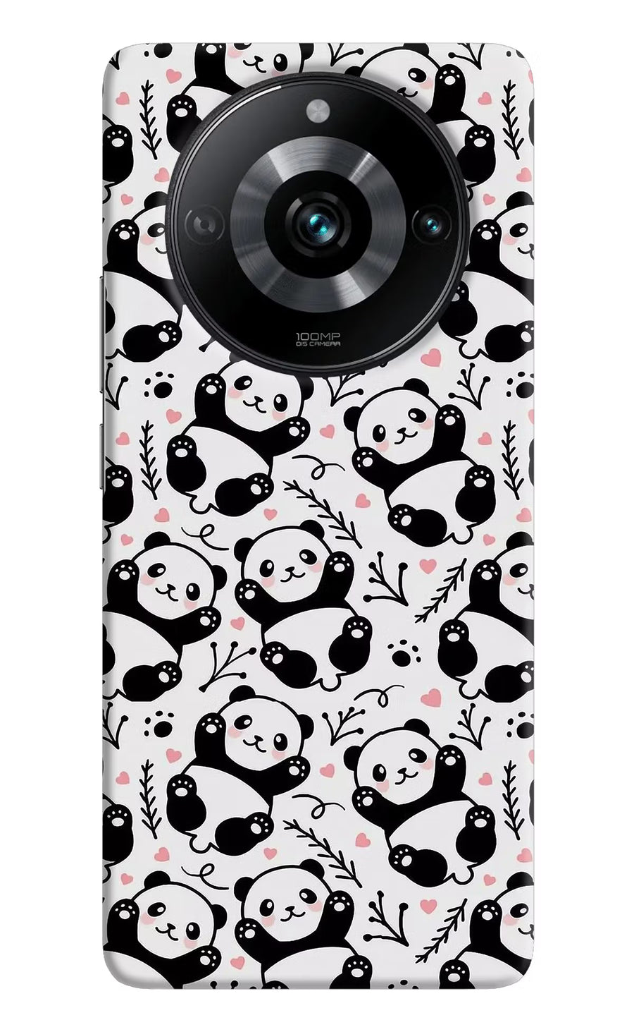 Cute Panda Realme Narzo 60 Pro Back Cover, Hard case