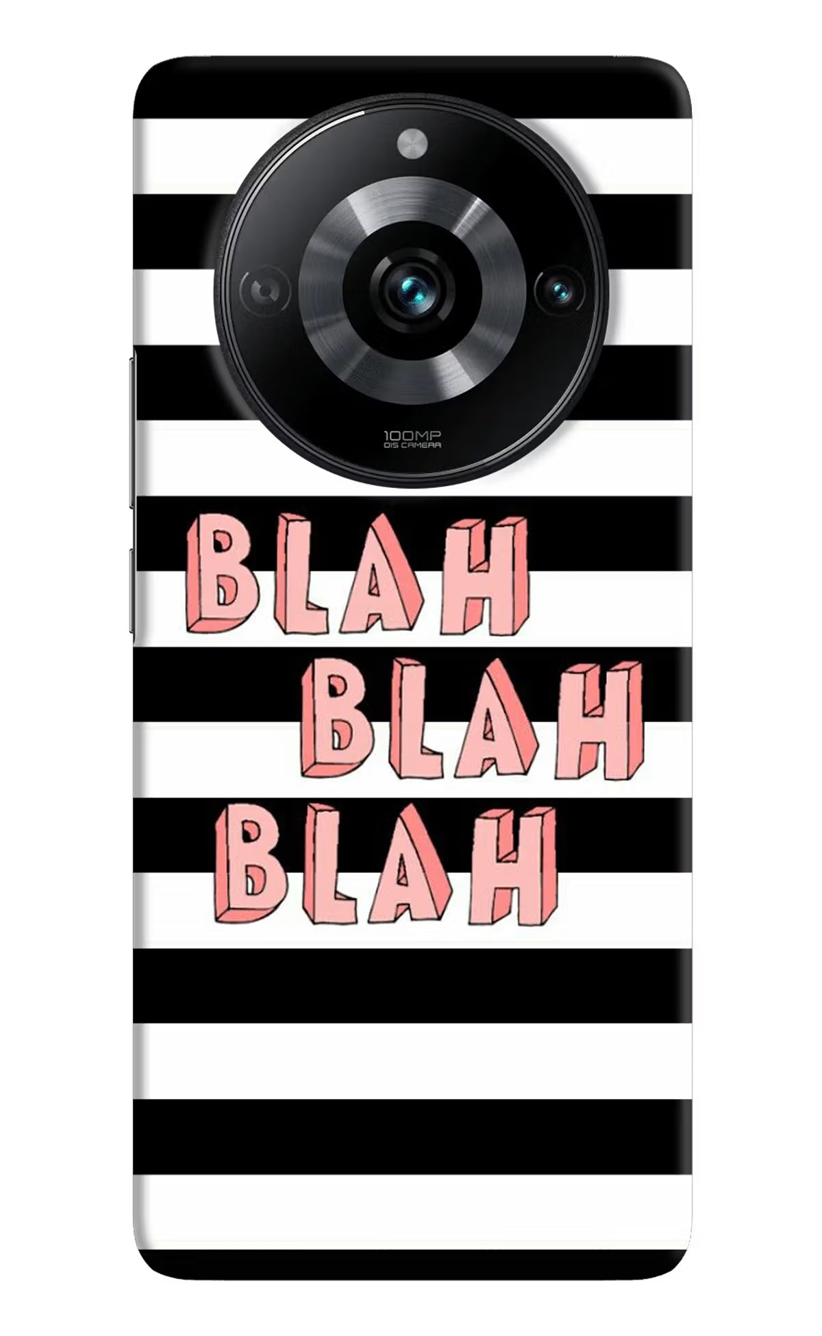 Blah Blah Blah Realme Narzo 60 Pro Hard Case Back Cover by Casekaro