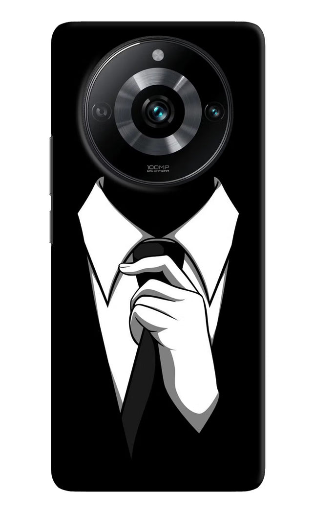 Black Tie Realme Narzo 60 Pro Hard Case Back Cover by Casekaro