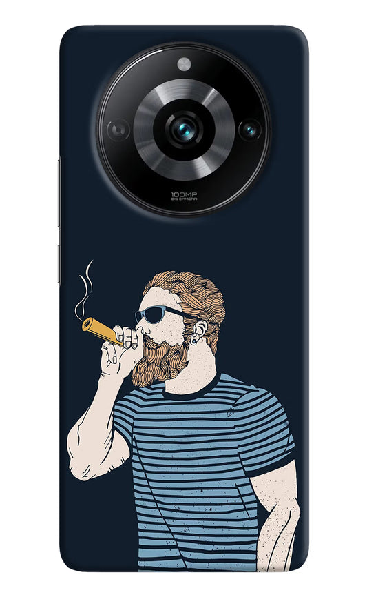 Smoking Realme Narzo 60 Pro Hard Case Back Cover by Casekaro