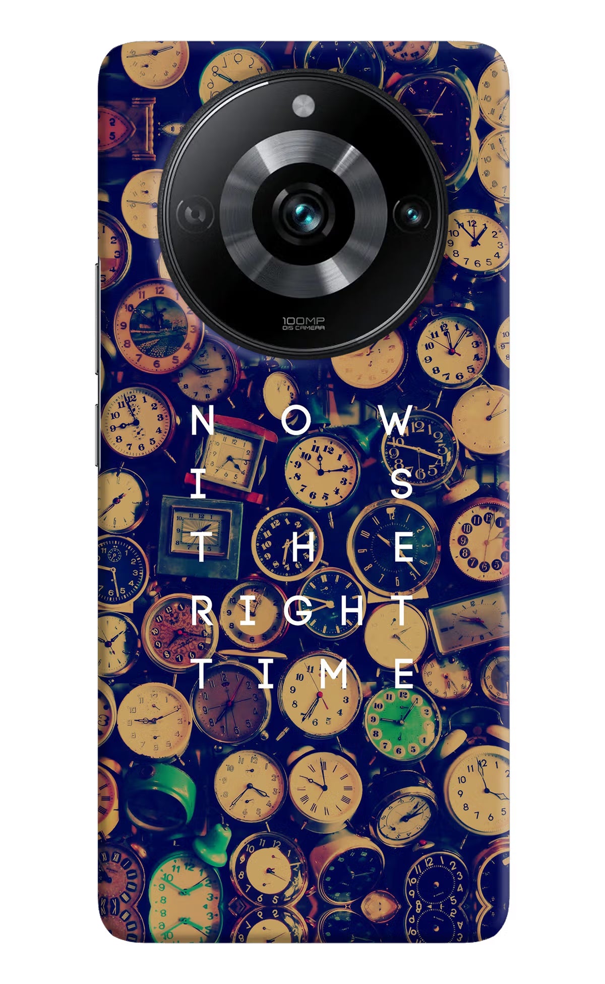 Now is the Right Time Quote Realme Narzo 60 Pro Hard Case Back Cover by Casekaro