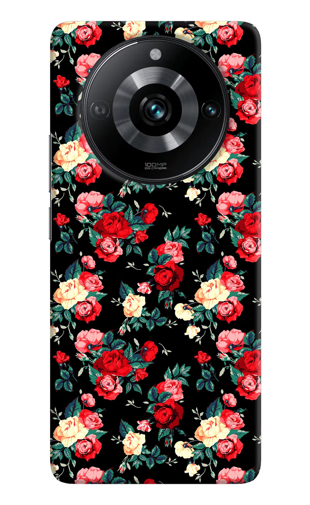 Rose Pattern Realme Narzo 60 Pro Hard Case Back Cover by Casekaro