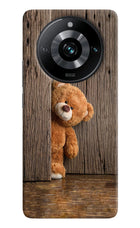 Teddy Wooden Realme Narzo 60 Pro Hard Case Back Cover by Casekaro