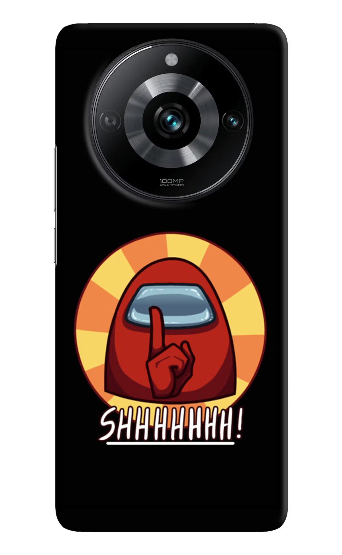 Among Us Shhh! Realme Narzo 60 Pro Hard Case Back Cover by Casekaro