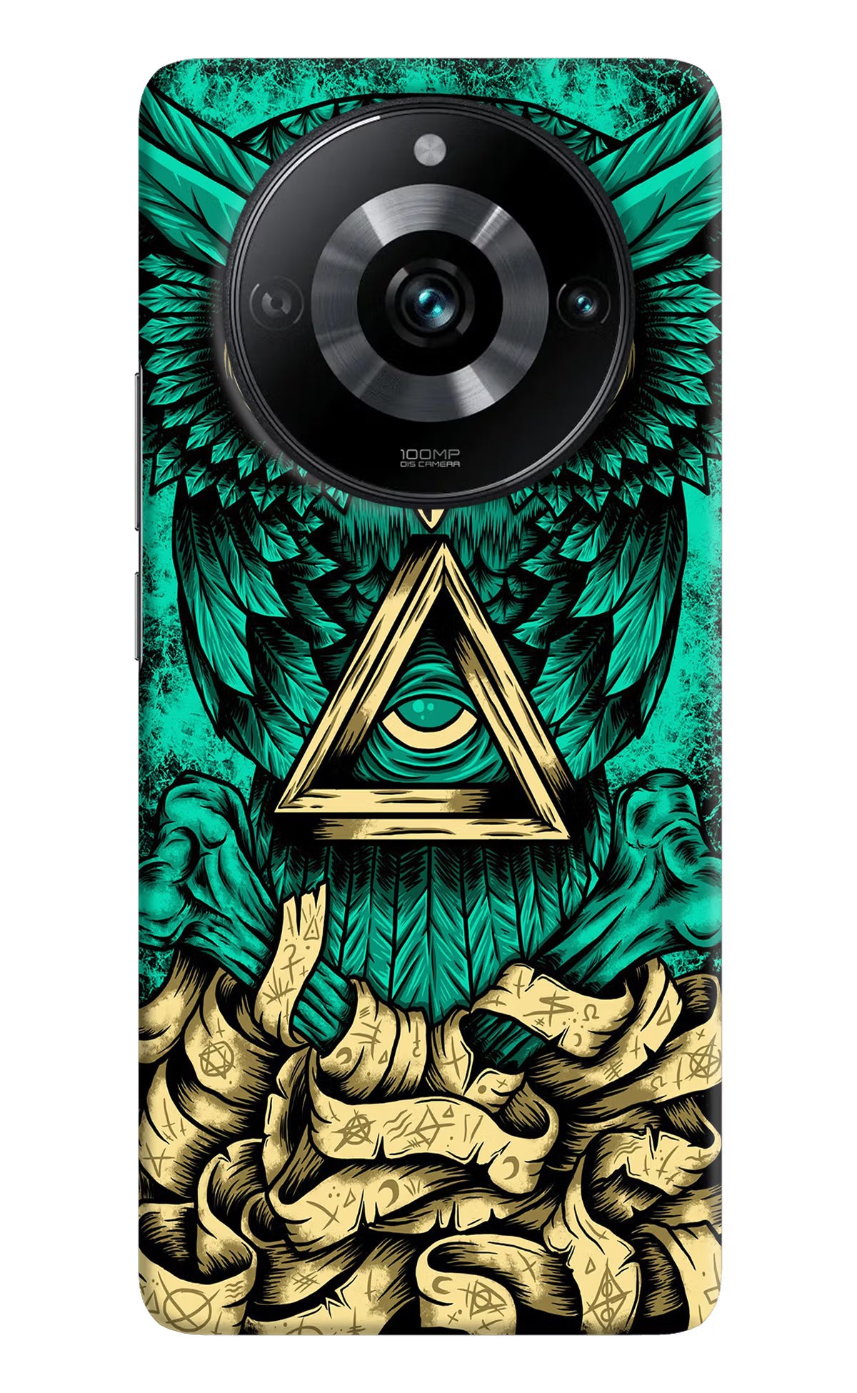 Green Owl Realme Narzo 60 Pro Hard Case Back Cover by Casekaro