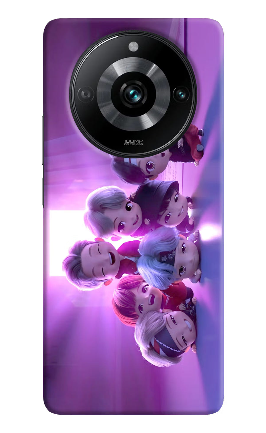 BTS Chibi Realme Narzo 60 Pro Back Cover, Hard case