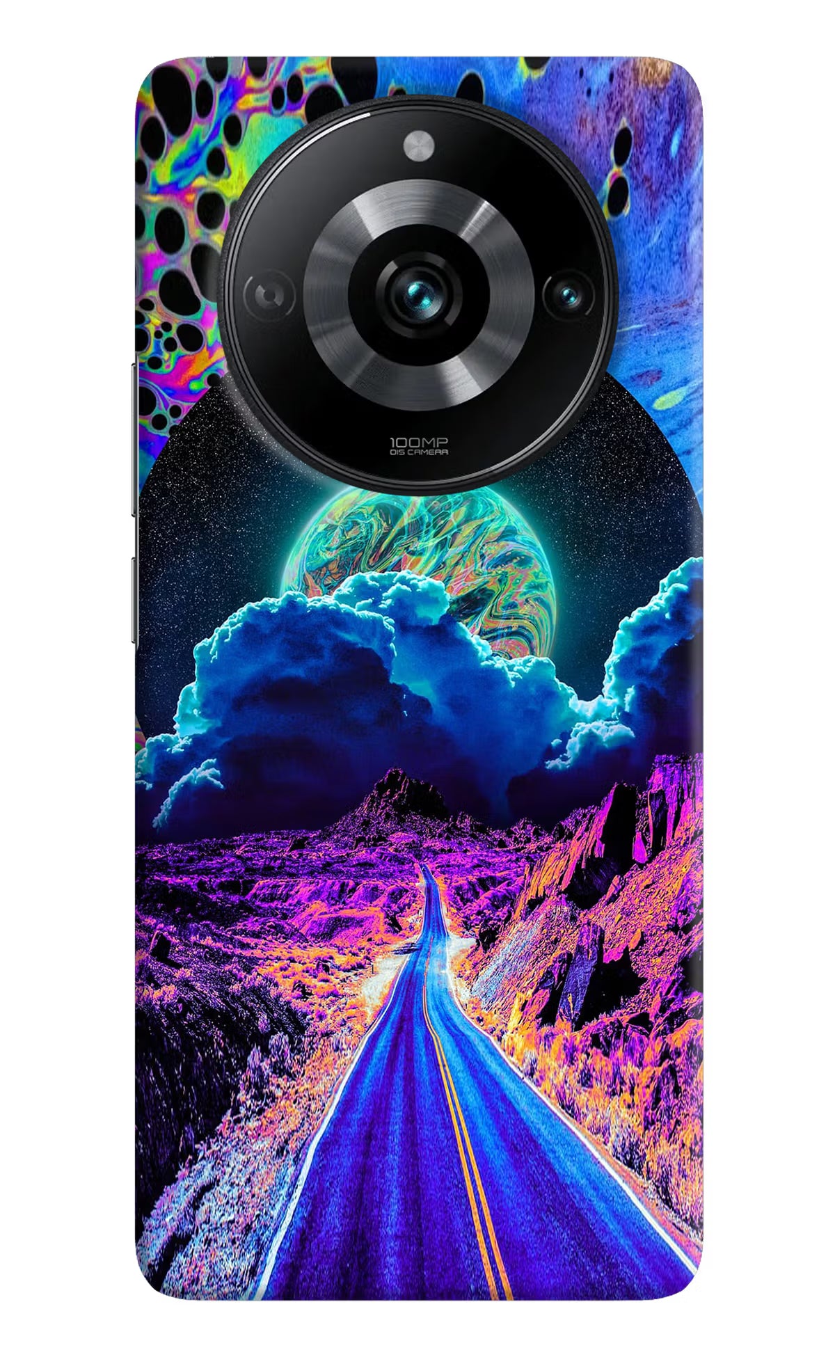 Psychedelic Painting Realme Narzo 60 Pro Hard Case Back Cover by Casekaro