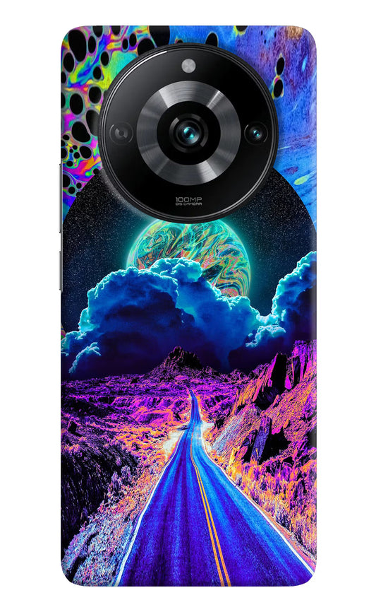 Psychedelic Painting Realme Narzo 60 Pro Hard Case Back Cover by Casekaro
