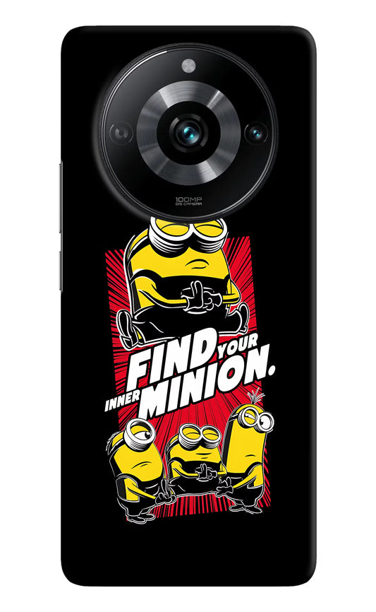 Find your inner Minion Realme Narzo 60 Pro Hard Case Back Cover by Casekaro