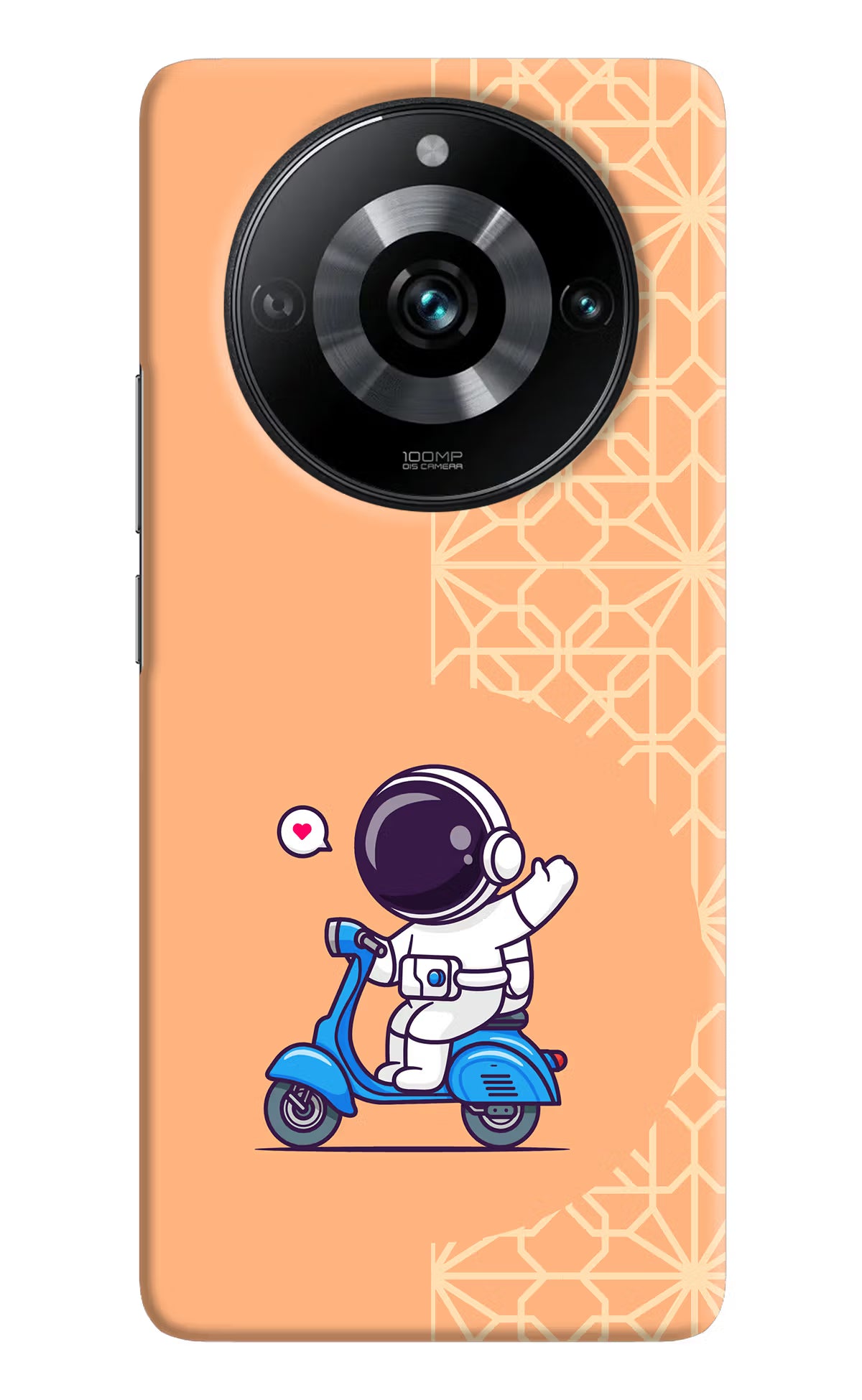Cute Astronaut Riding Realme Narzo 60 Pro Hard Case Back Cover by Casekaro