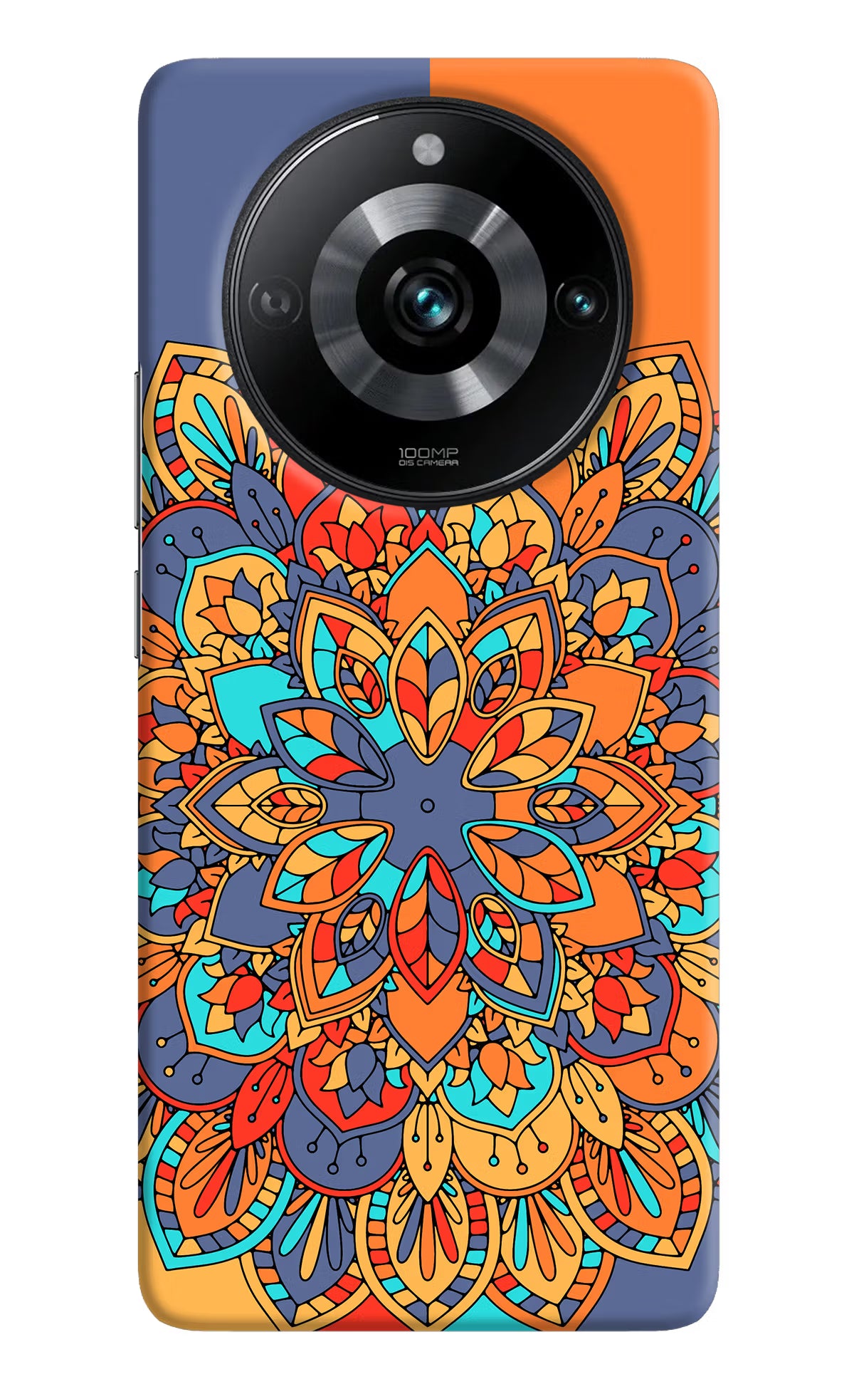 Color Mandala Realme Narzo 60 Pro Hard Case Back Cover by Casekaro
