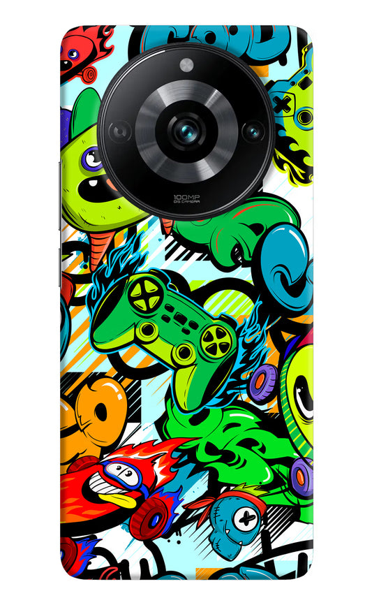 Game Doodle Realme Narzo 60 Pro Hard Case Back Cover by Casekaro