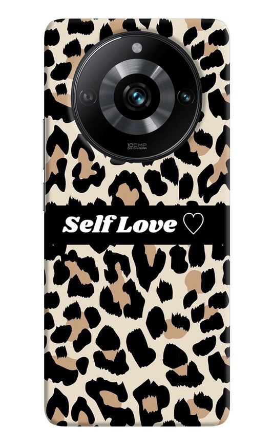 Leopard Print Self Love Realme Narzo 60 Pro Hard Case Back Cover by Casekaro