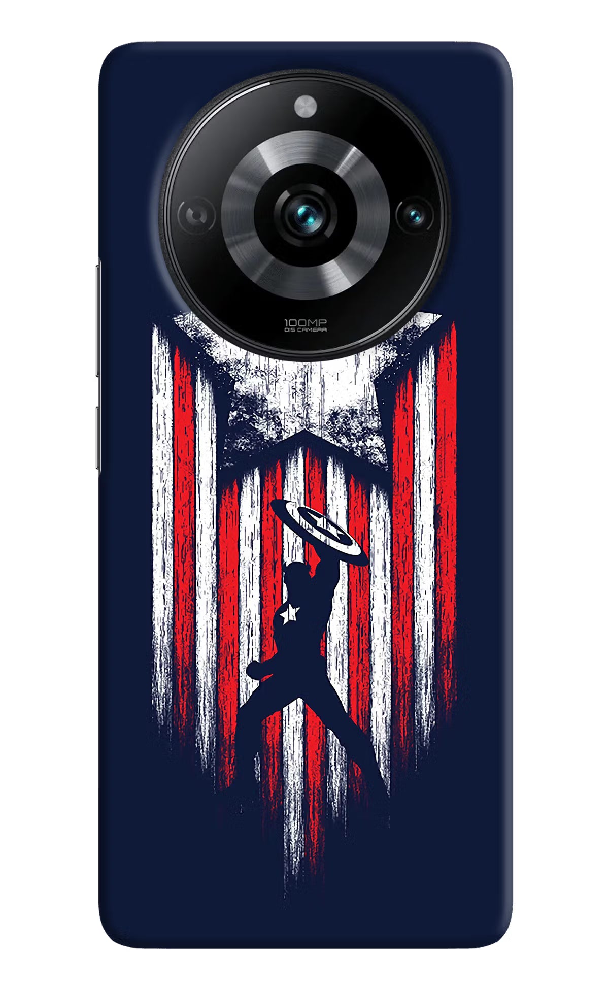Captain America Marvel Art Realme Narzo 60 Pro Hard Case Back Cover by Casekaro