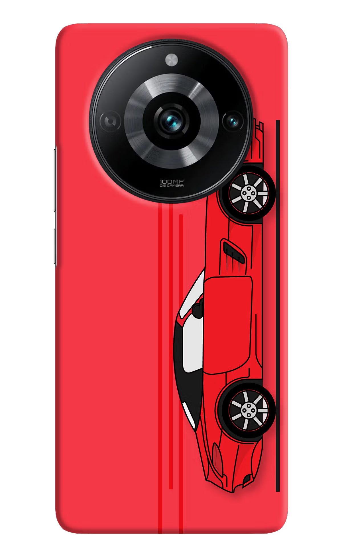 Red Velocity Realme Narzo 60 Pro Hard Case Back Cover by Casekaro