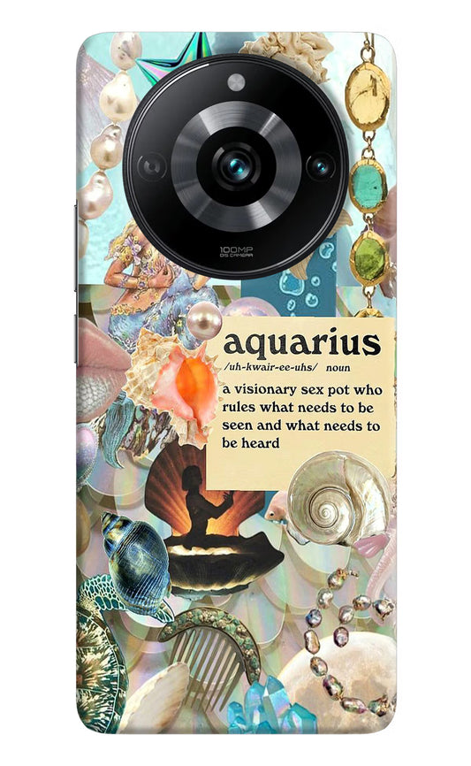 Aquarius Zodiac Realme Narzo 60 Pro Hard Case Back Cover by Casekaro