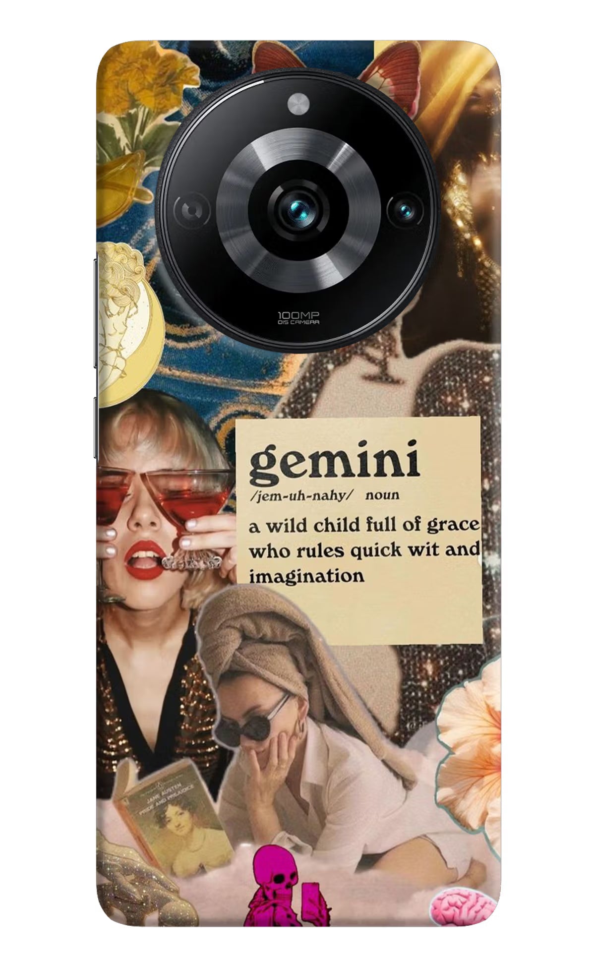 Gemini Zodiac Realme Narzo 60 Pro Hard Case Back Cover by Casekaro