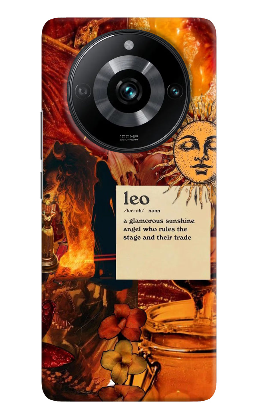 Leo Zodiac Realme Narzo 60 Pro Back Cover, Hard case