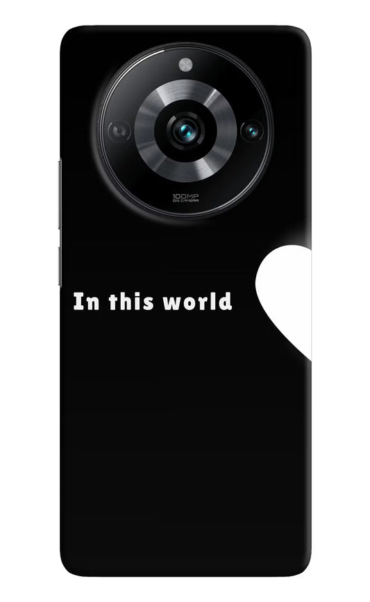 This World Realme Narzo 60 Pro Hard Case Back Cover by Casekaro