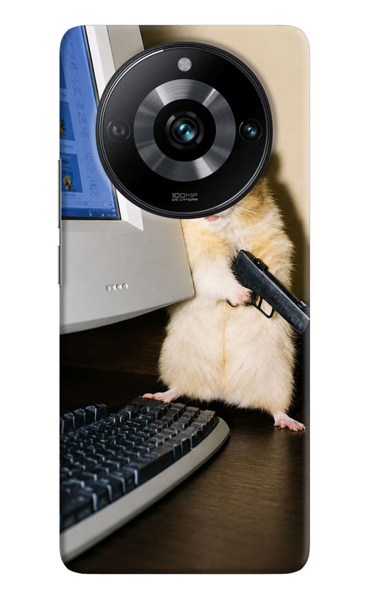 Hacker Hamster Realme Narzo 60 Pro Hard Case Back Cover by Casekaro