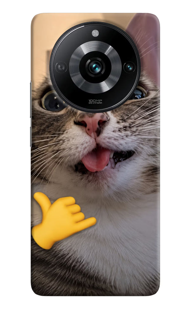Silly Cat Call Realme Narzo 60 Pro Hard Case Back Cover by Casekaro