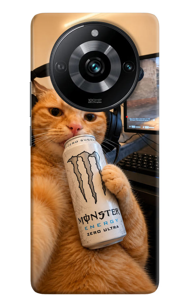 Gamer Cat Energy Realme Narzo 60 Pro Hard Case Back Cover by Casekaro