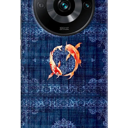 Koi Blue Realme Narzo 60 Pro Hard Case Back Cover by Casekaro