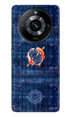 Koi Blue Realme Narzo 60 Pro Hard Case Back Cover by Casekaro