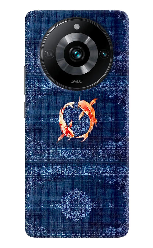 Koi Blue Realme Narzo 60 Pro Hard Case Back Cover by Casekaro