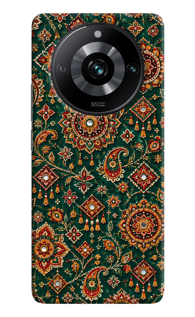 Green Pataka Realme Narzo 60 Pro Hard Case Back Cover by Casekaro