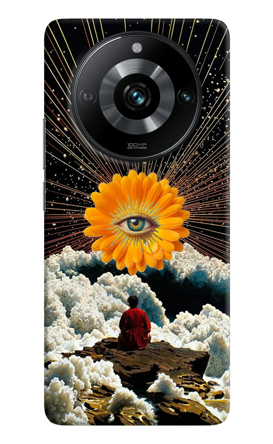 Cosmic Flower Realme Narzo 60 Pro Back Cover, Hard case