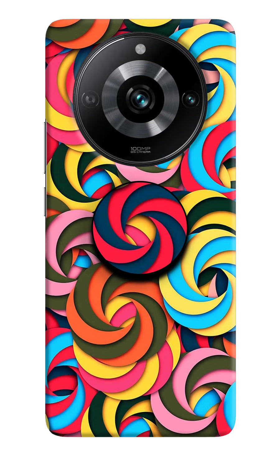 Spiral Pattern Realme Narzo 60 Pro Pop Case, Hard case