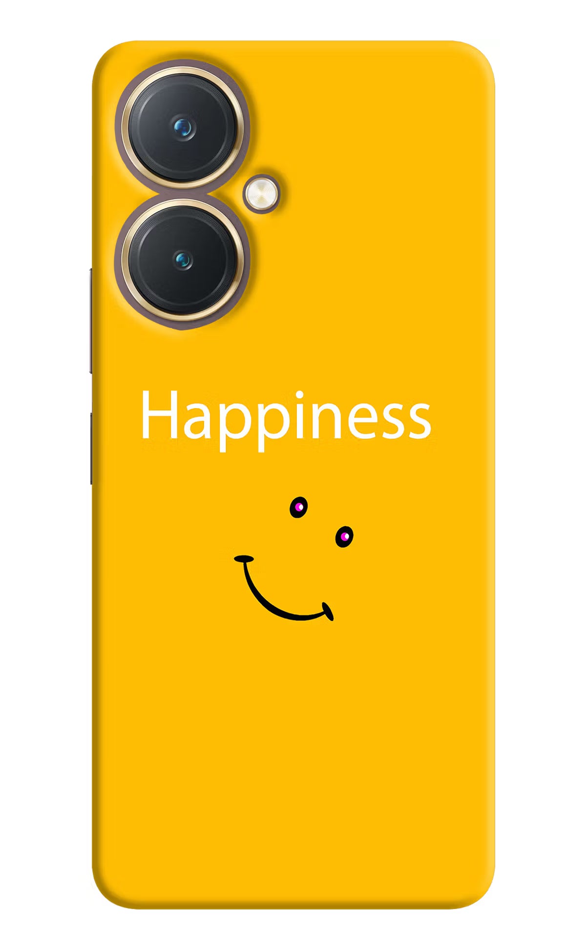 Happiness With Smiley Vivo Y27 Hard Case Back Cover by Casekaro