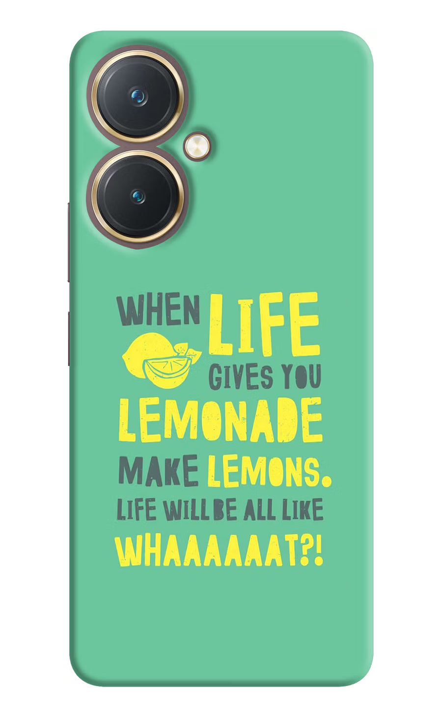 Quote Vivo Y27 Back Cover, Hard case