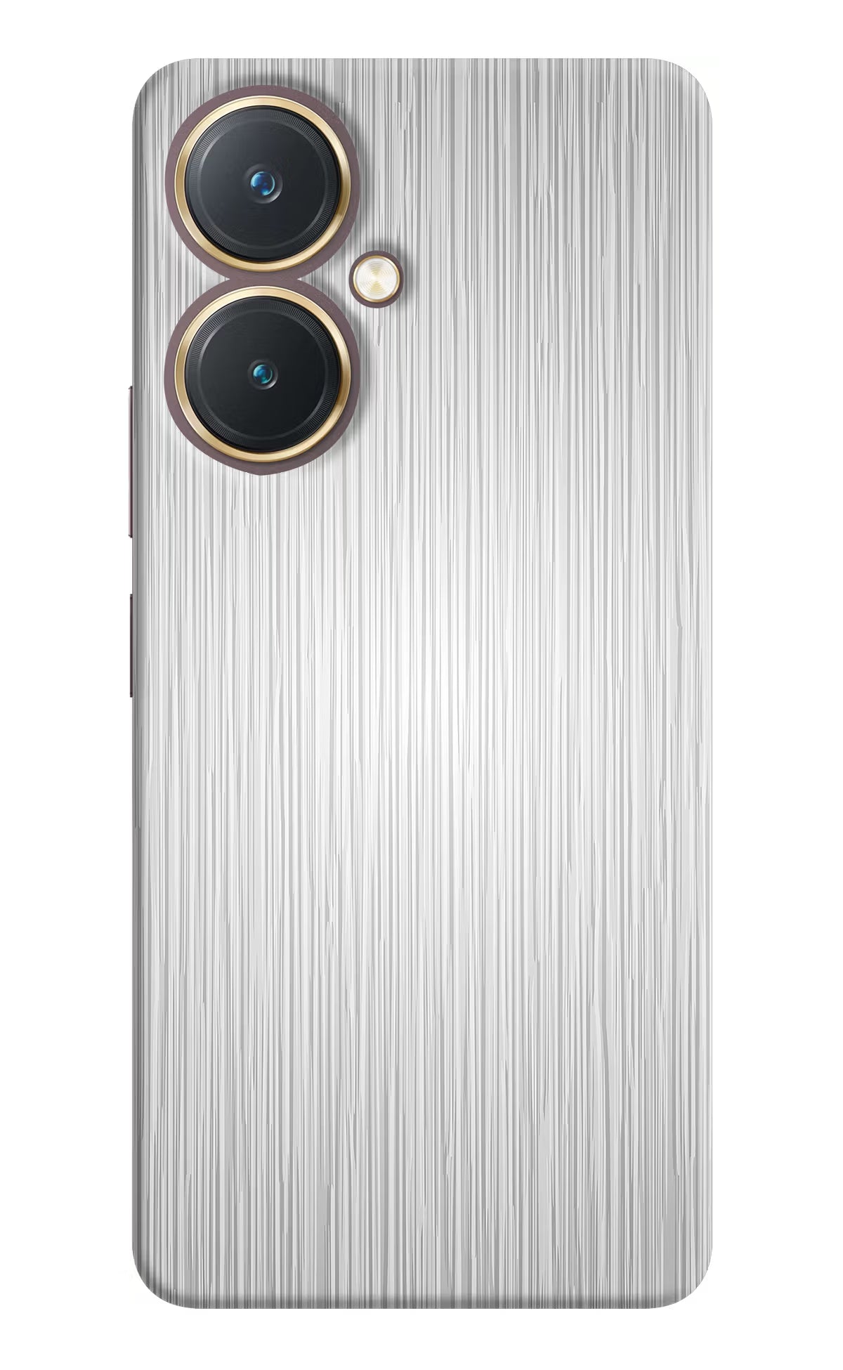 Wooden Grey Texture Vivo Y27 Hard Case Back Cover by Casekaro