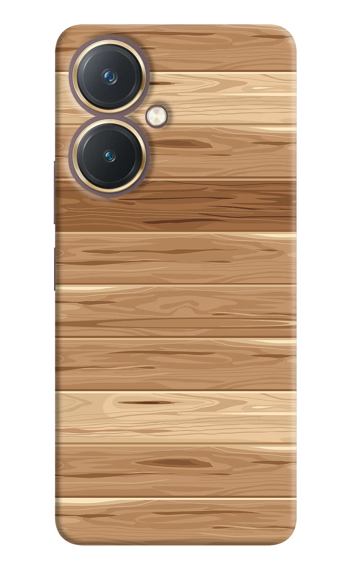 Wooden Vector Vivo Y27 Hard Case Back Cover by Casekaro