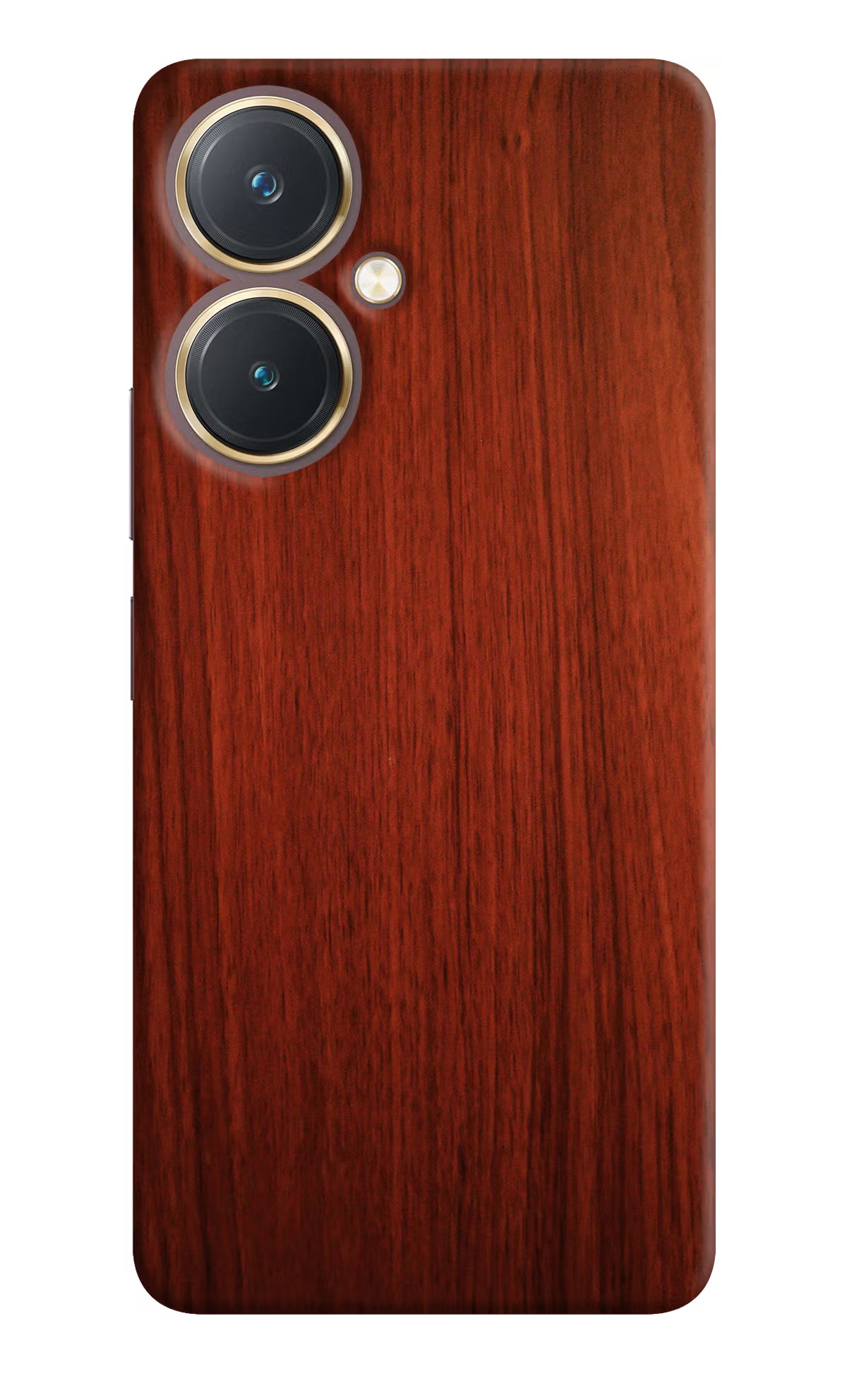 Wooden Plain Pattern Vivo Y27 Hard Case Back Cover by Casekaro