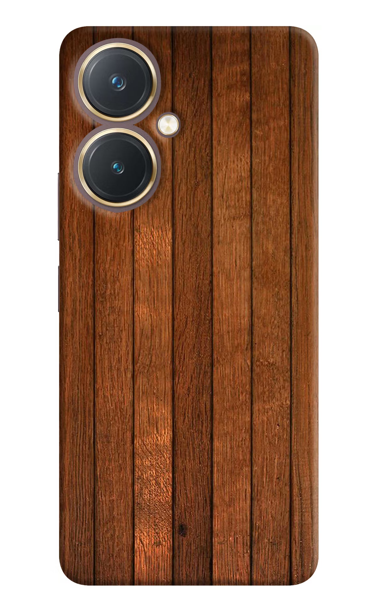 Wooden Artwork Bands Vivo Y27 Hard Case Back Cover by Casekaro