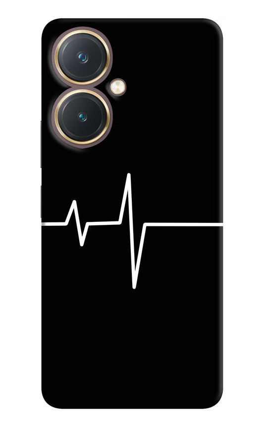Heart Beats Vivo Y27 Hard Case Back Cover by Casekaro