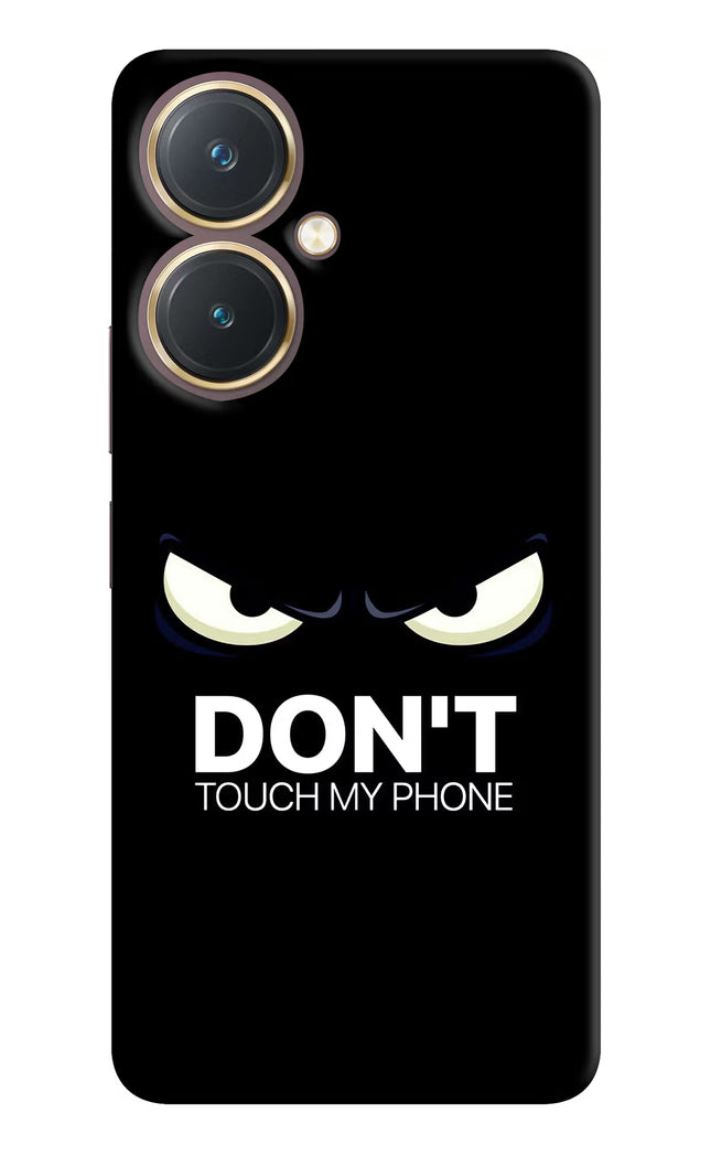 Don'T Touch My Phone Vivo Y27 Hard Case Back Cover by Casekaro