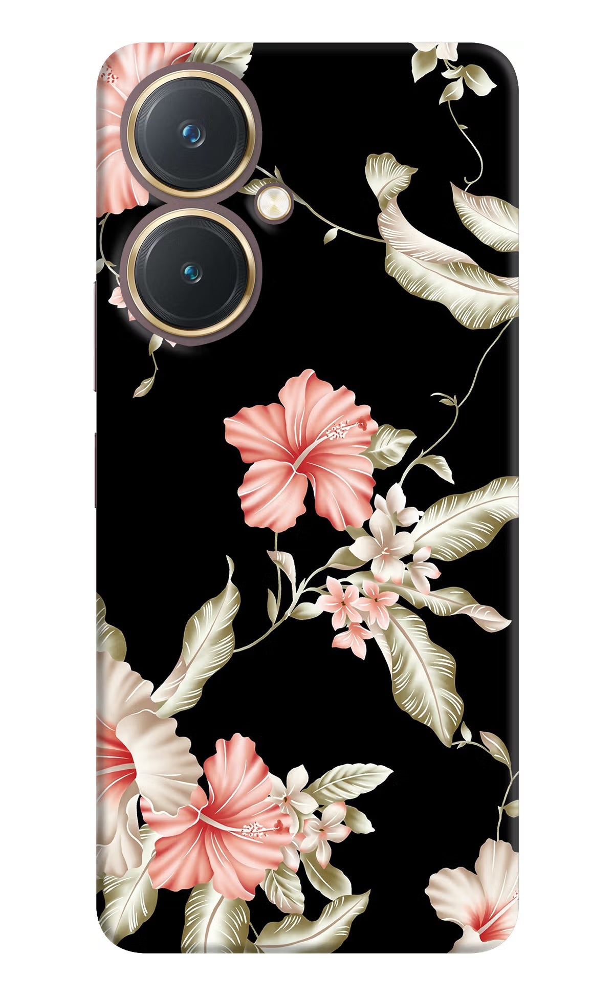 Flowers Vivo Y27 Hard Case Back Cover by Casekaro