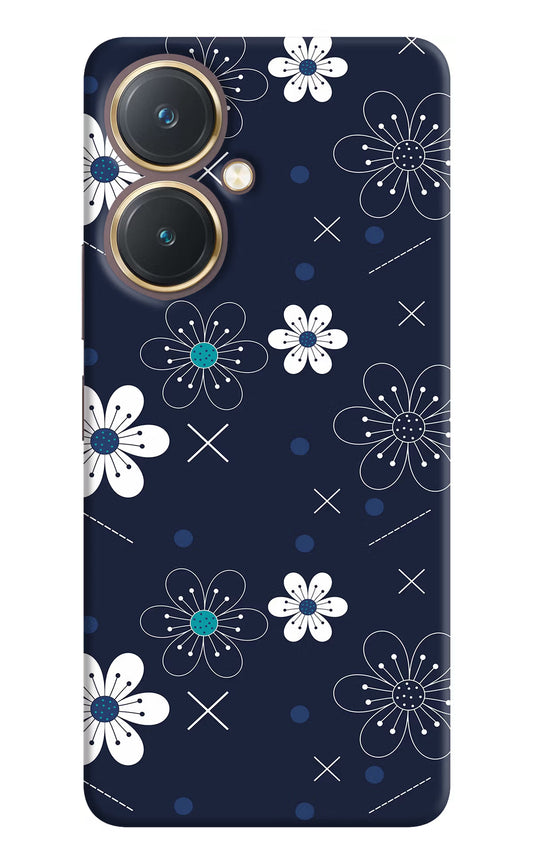 Flowers Vivo Y27 Hard Case Back Cover by Casekaro