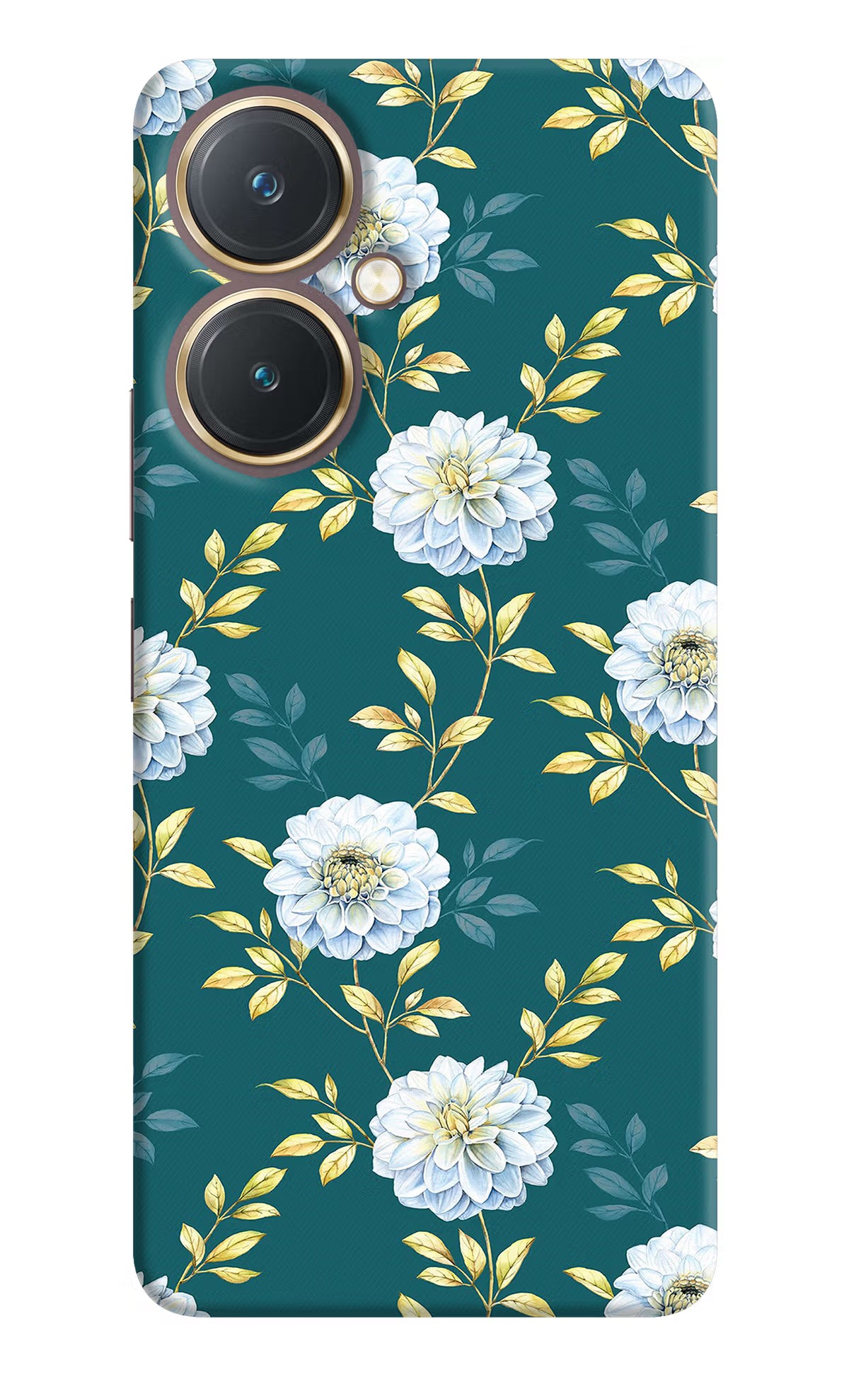 Flowers Vivo Y27 Hard Case Back Cover by Casekaro