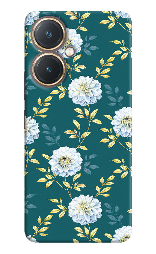 Flowers Vivo Y27 Hard Case Back Cover by Casekaro