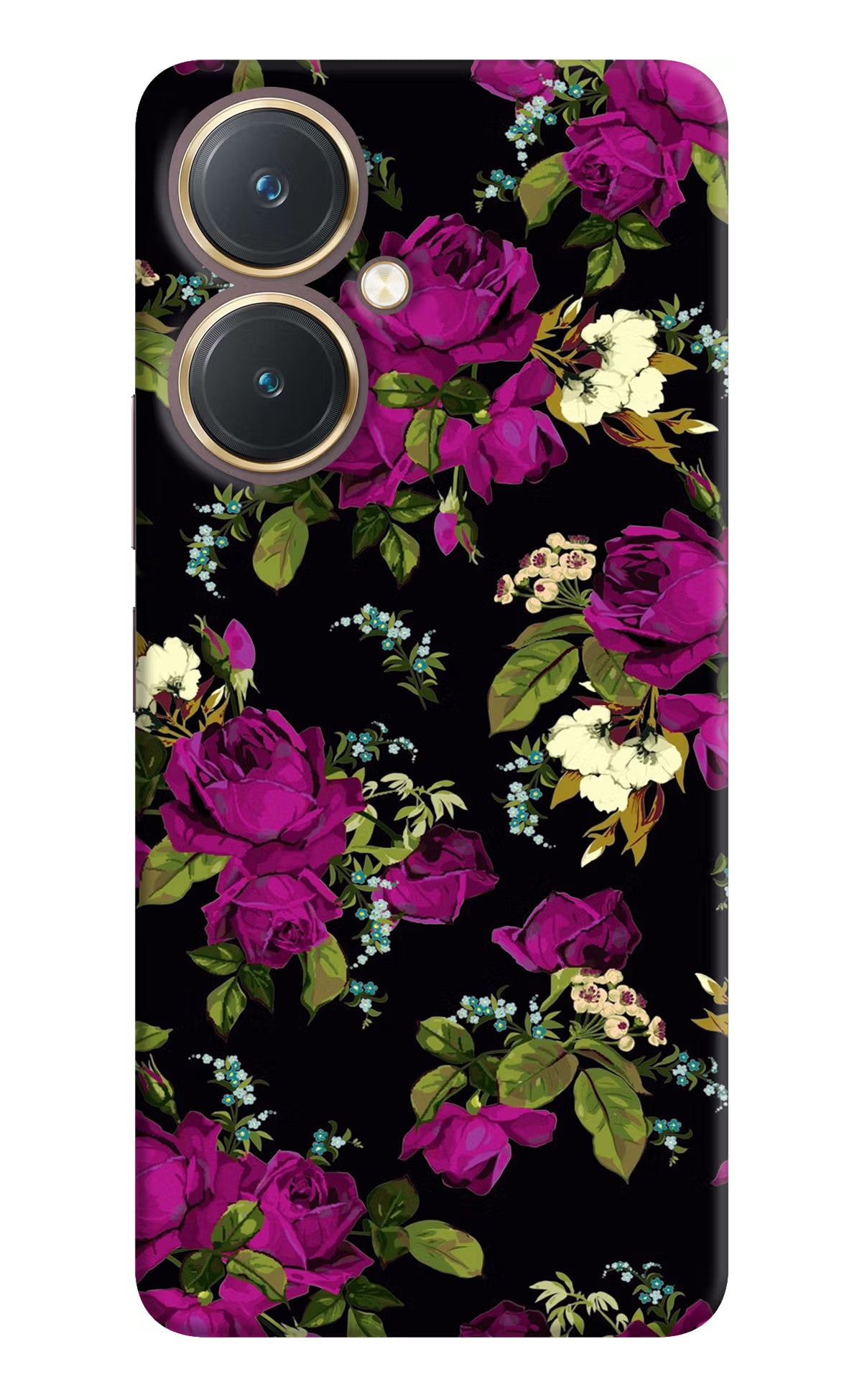 Flowers Vivo Y27 Hard Case Back Cover by Casekaro