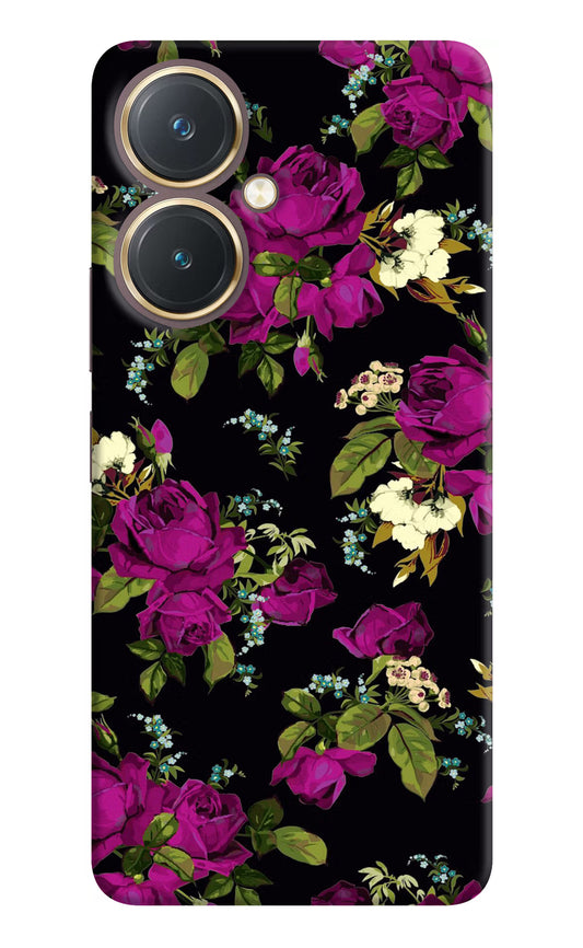 Flowers Vivo Y27 Hard Case Back Cover by Casekaro