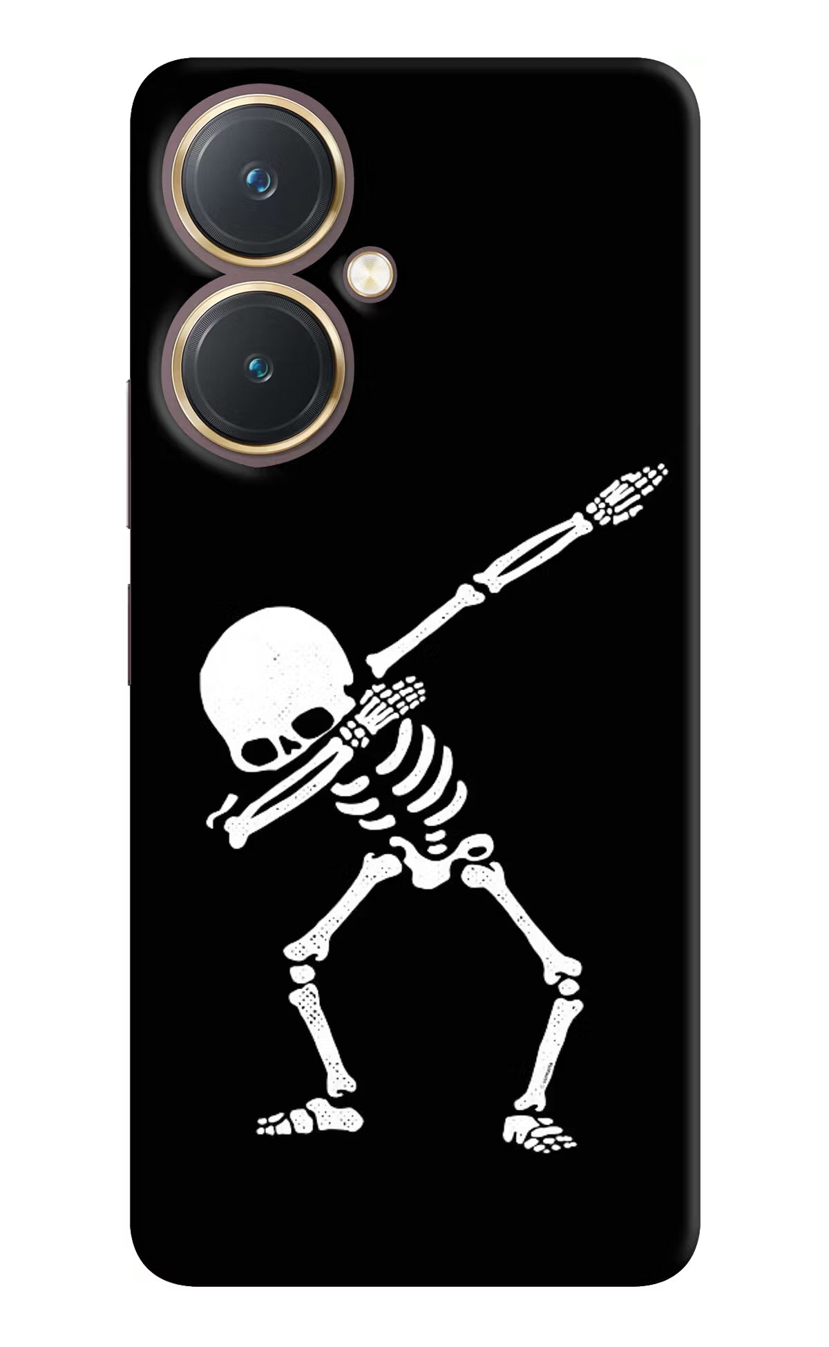 Dabbing Skeleton Art Vivo Y27 Hard Case Back Cover by Casekaro
