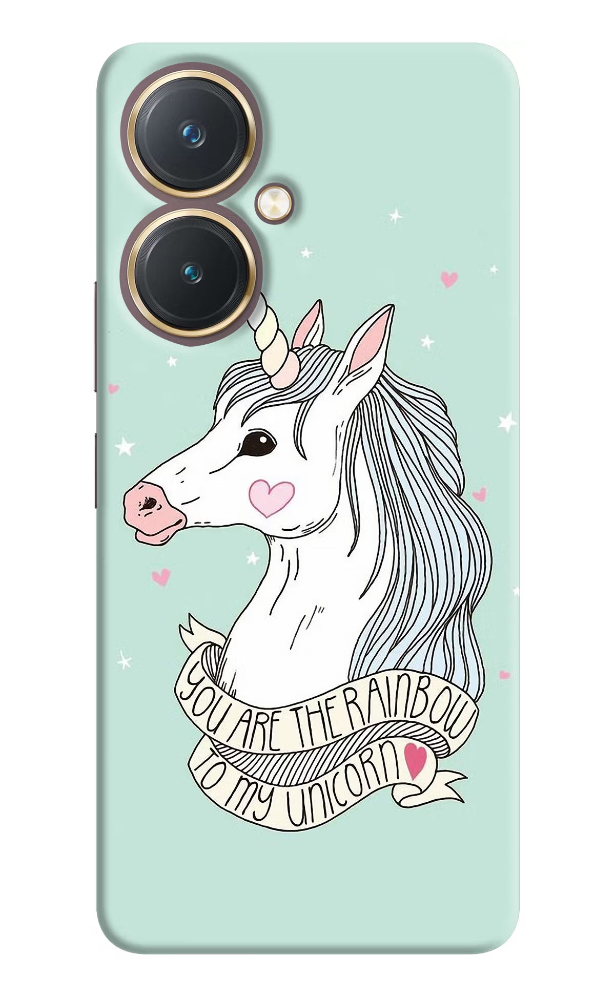 Unicorn Wallpaper Vivo Y27 Hard Case Back Cover by Casekaro